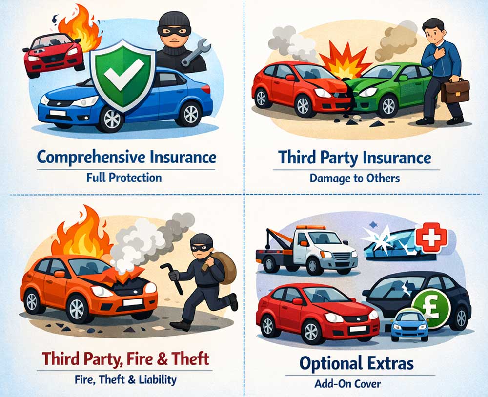 Types of car insurance